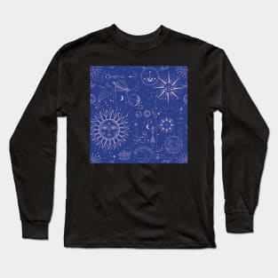 Celestial Sun and Moon Long Sleeve T-Shirt